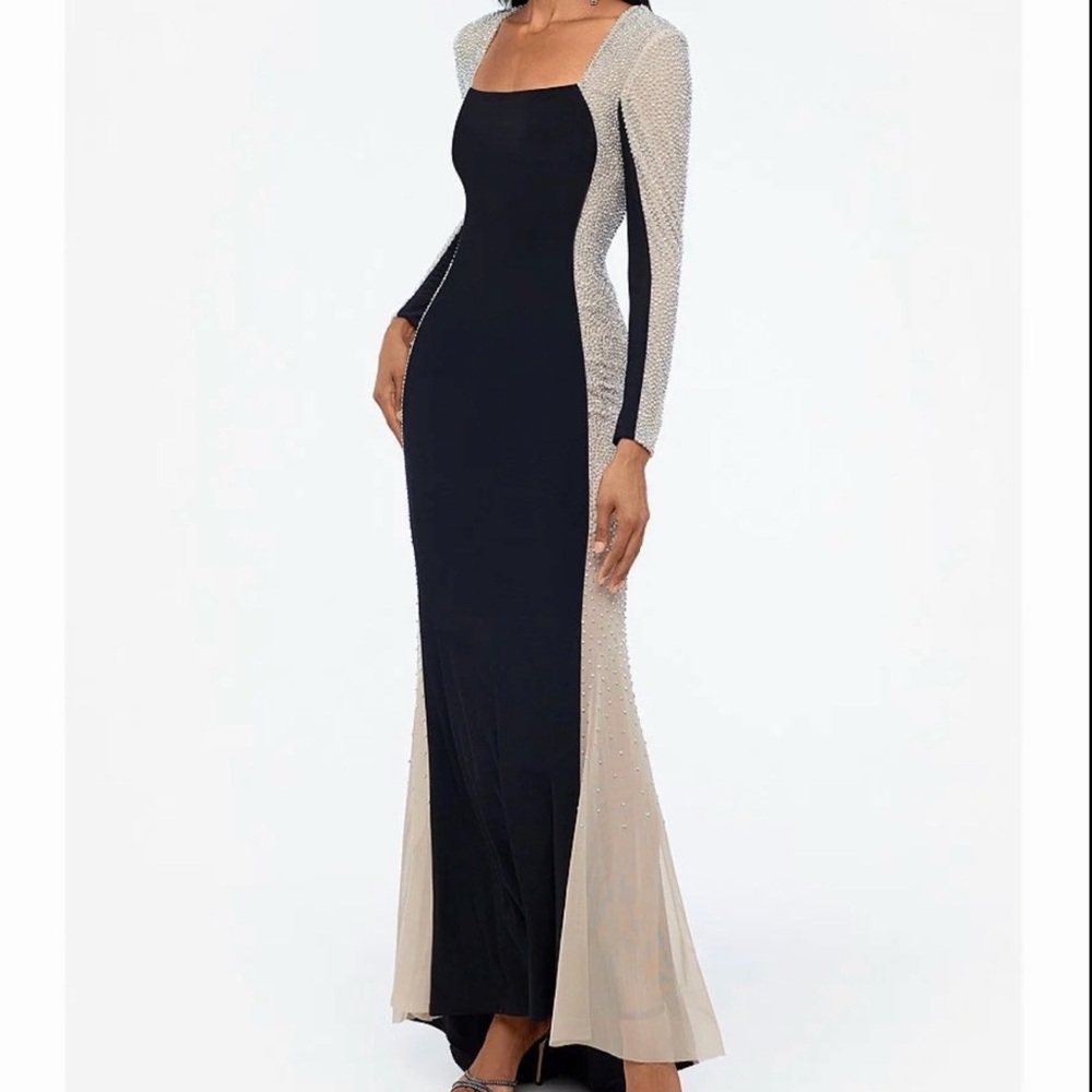 Xscape Beaded Evening Gown- worn once!